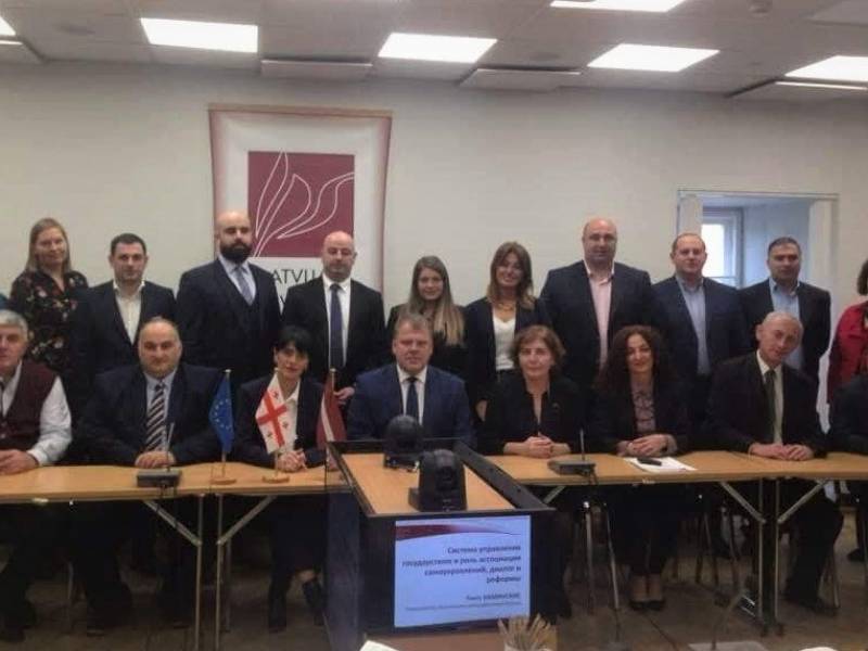 ცაგერის მუნიციპალიტეტის მერი ავთანდილ უგრეხელიძე ოფიციალური ვიზიტით რიგაში იმყოფება